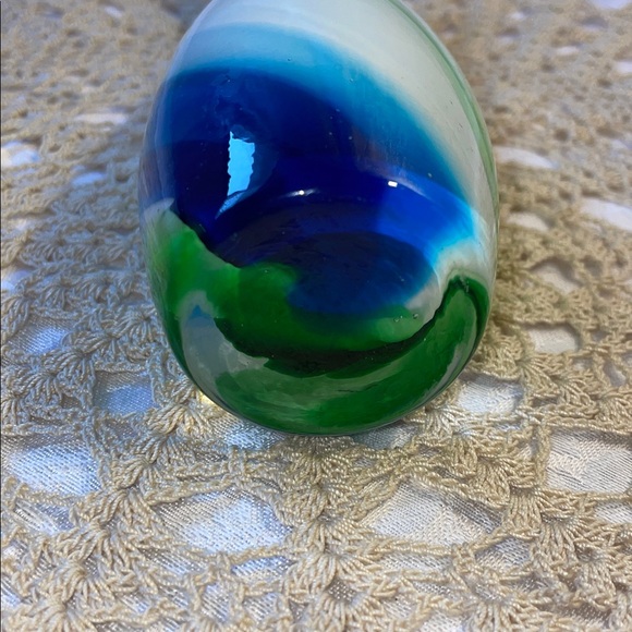 Vintage Kamei Japanese art glass swirl vase. - Picture 4 of 5